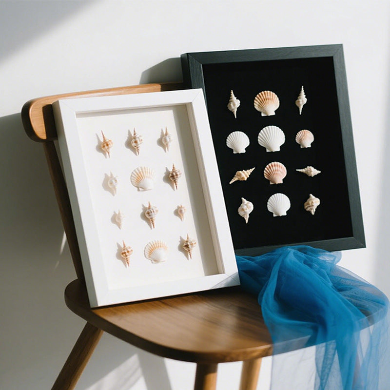 Decorative Shell Art Shadow Box