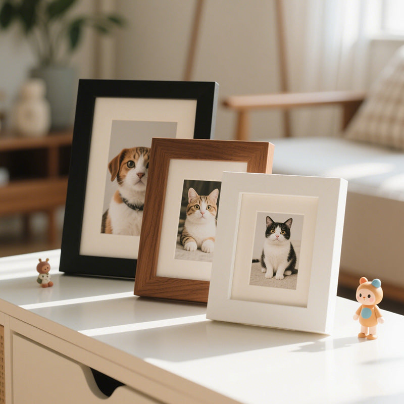 Decorative Wooden Photo Frames Set