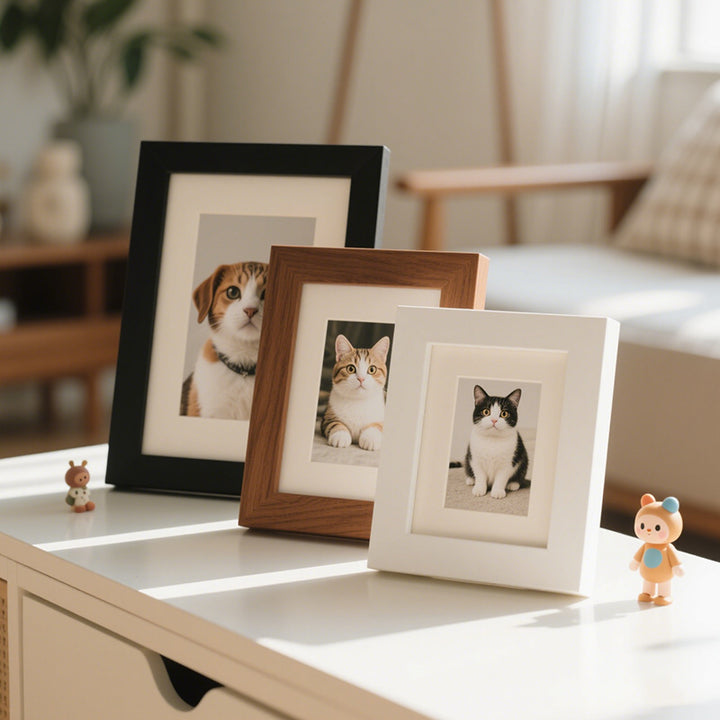 Decorative Wooden Photo Frames Set