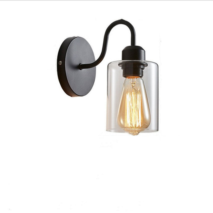 Vintage Glass Wall Sconce