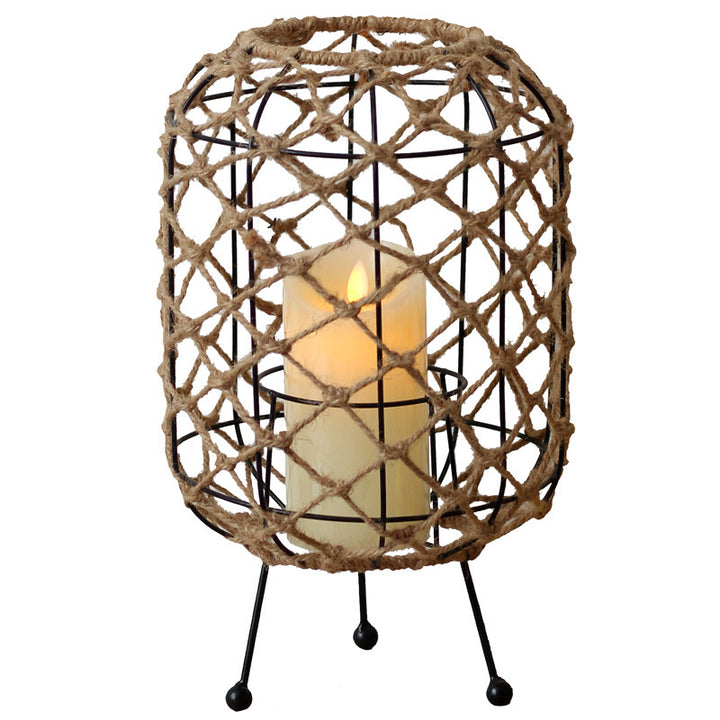 Decorative plant container with tripod