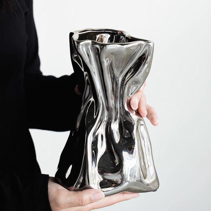 Artistic ceramic flower vase