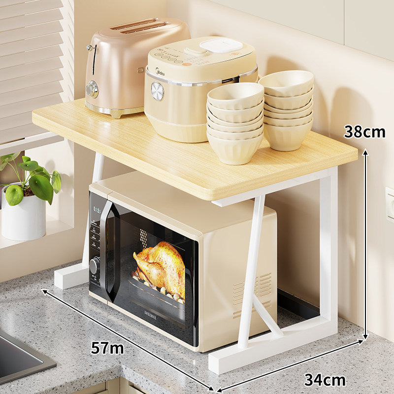 Stacking Countertop Microwave and Appliance Shelf Organizer