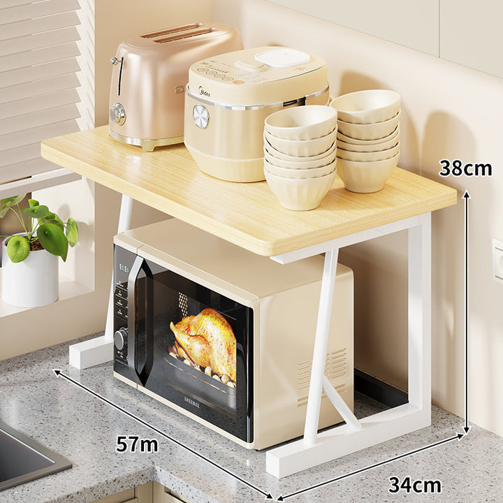Stacking Countertop Microwave and Appliance Shelf Organizer