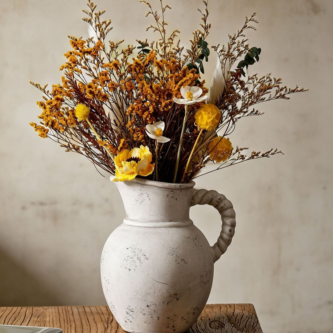 Elegant and Rustic Ceramic Carafe