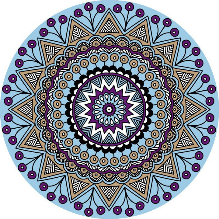 Bohemian Mandala Area Mat