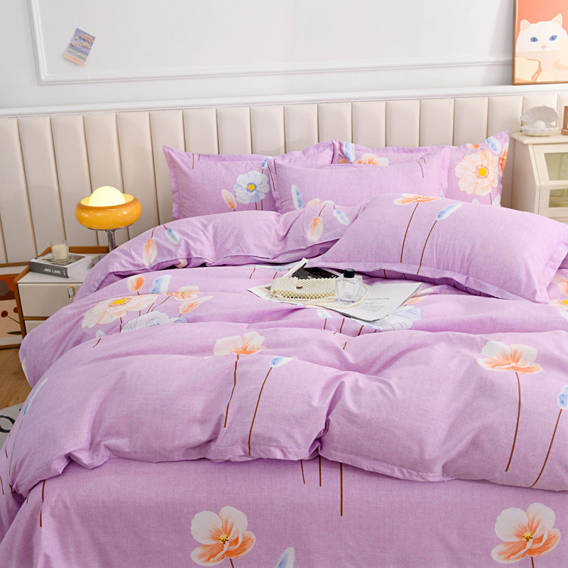 Luxury Floral Print Bedding Set