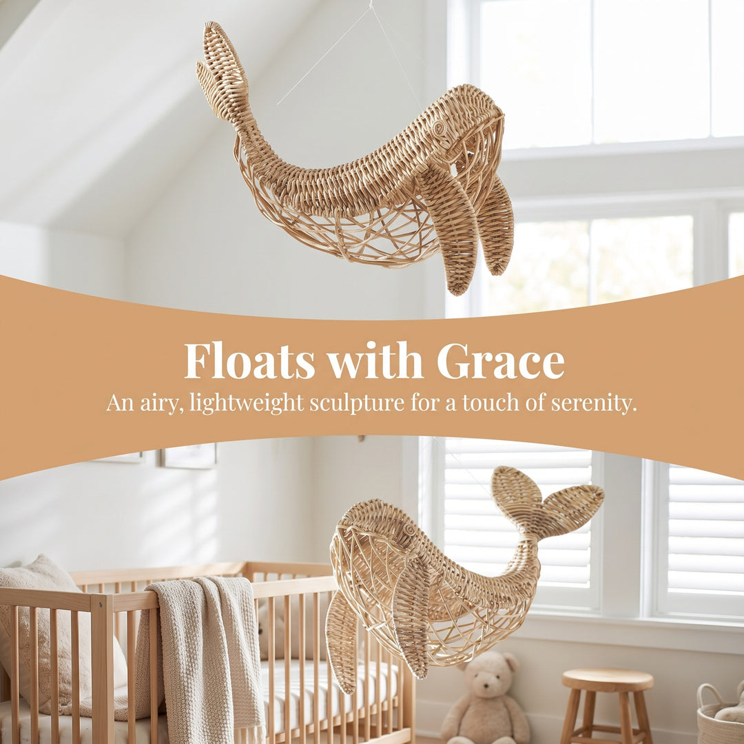 Decorative Hanging Basket in Whale Design