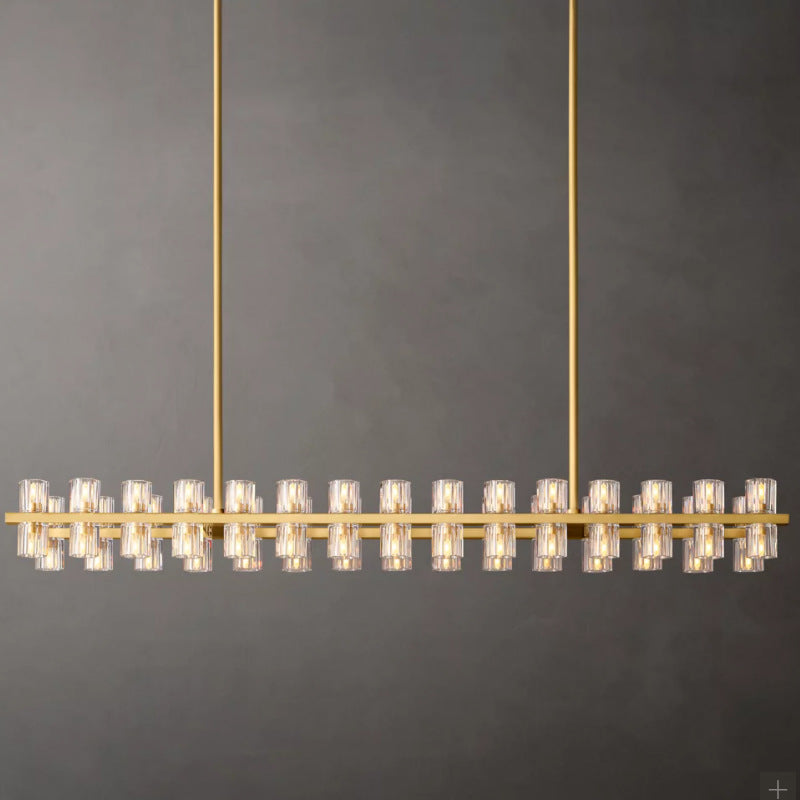 Modern Crystal Circle Light