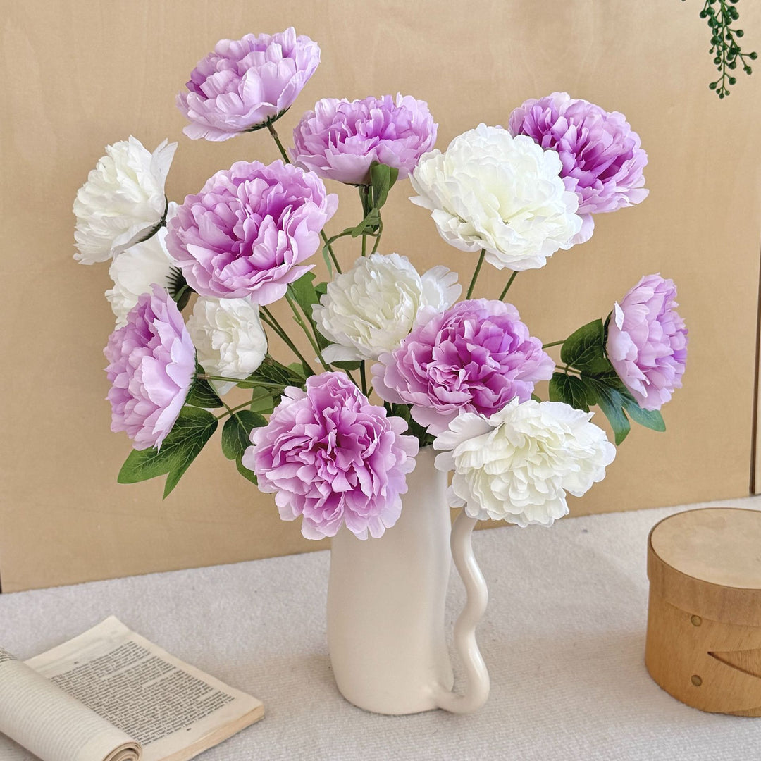 Lifelike Artificial Peony Flower Stem
