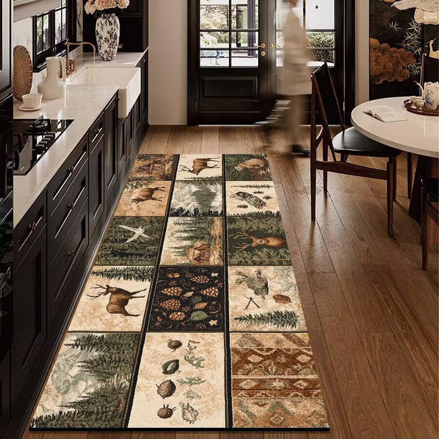 Rustic Outdoor Adventure Area Mat