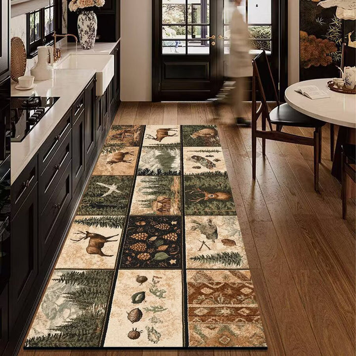 Rustic Outdoor Adventure Area Mat