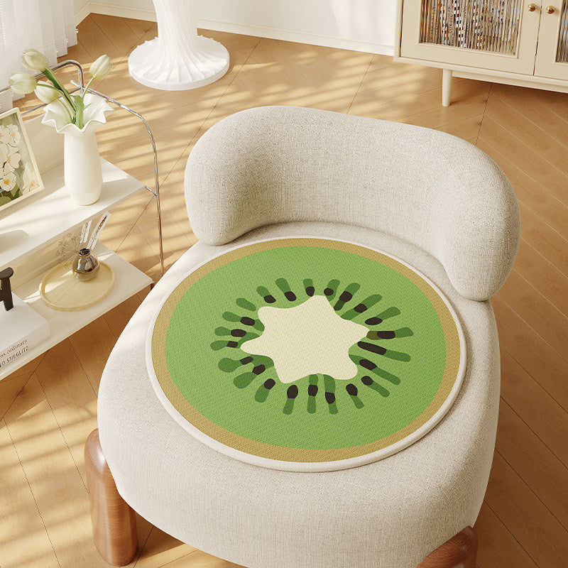 Apple-Shaped Non-Slip Decorative Chair Seat Cushion Pad