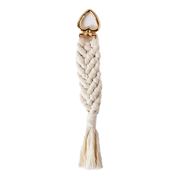 Decorative Macramé Keychain Holder