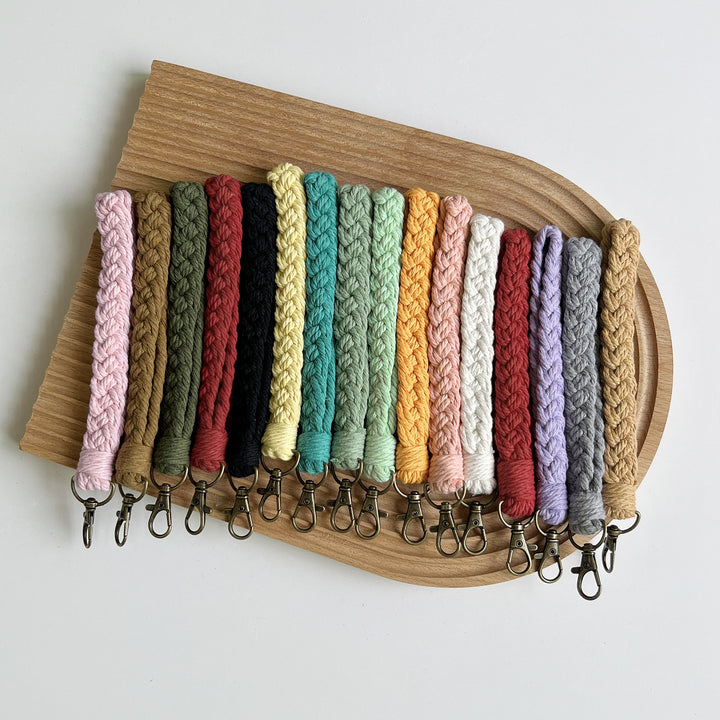 Braided Rope Keychain Holder