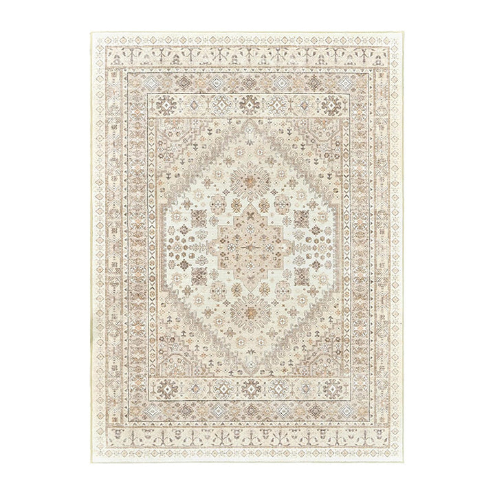 Vintage Floral Medallion Area Rug