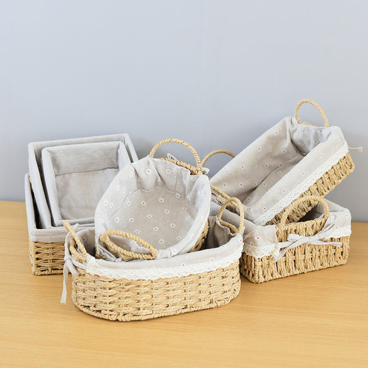 Rectangular Woven Storage Baskets
