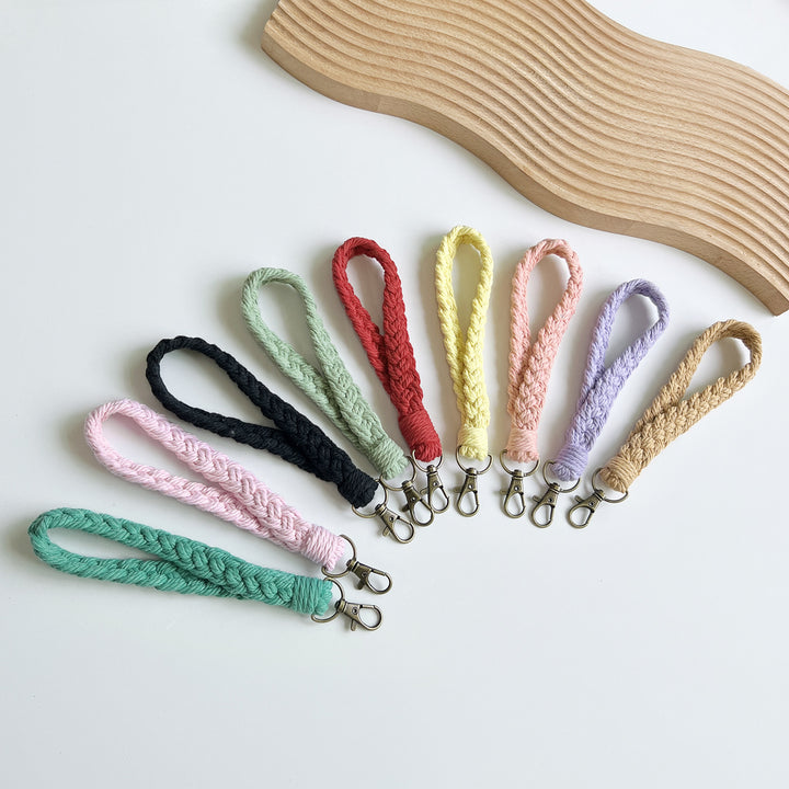 Braided Rope Keychain Holder