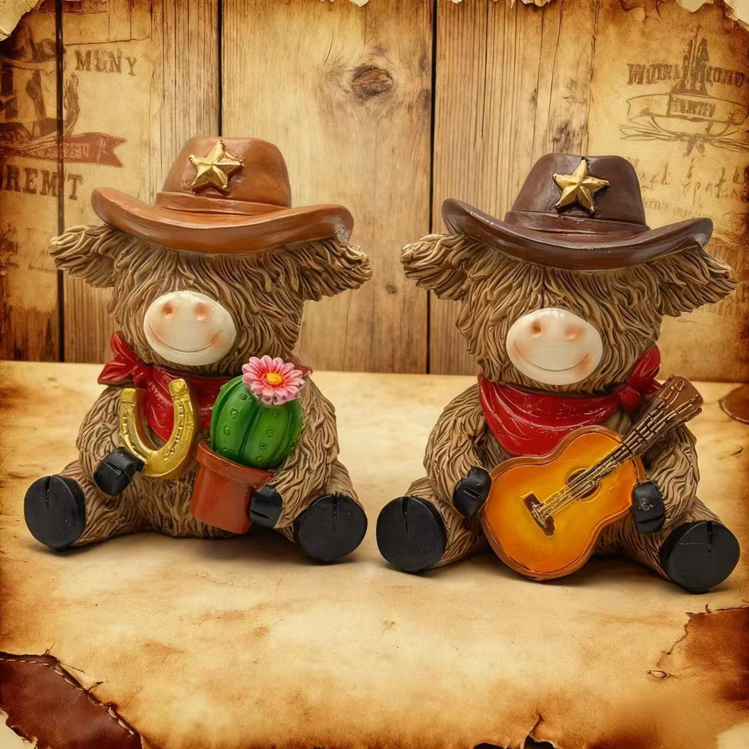 Decorative Cowboy Figure