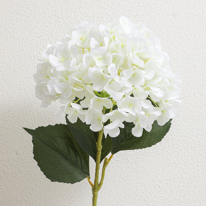 Artificial Hydrangea branch with detailed flowers