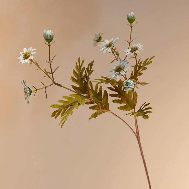 Artificial flower branch with ferns