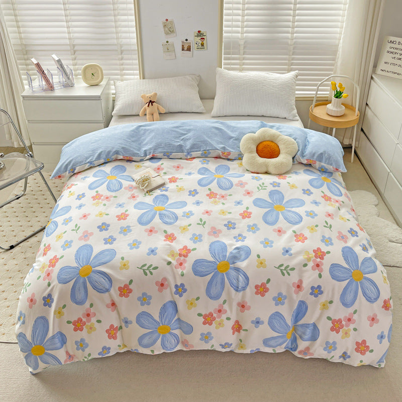 Playful Heart Pattern Duvet Cover Set