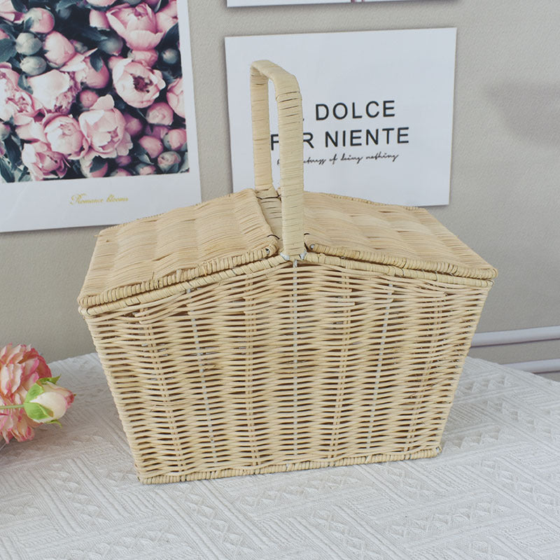 Handwoven Picnic Storage Basket