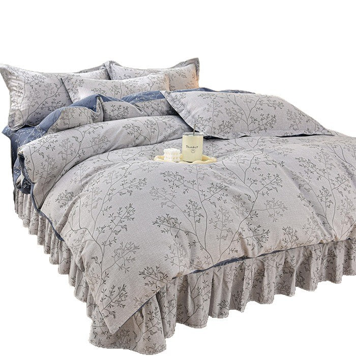Floral Design Comforter Set