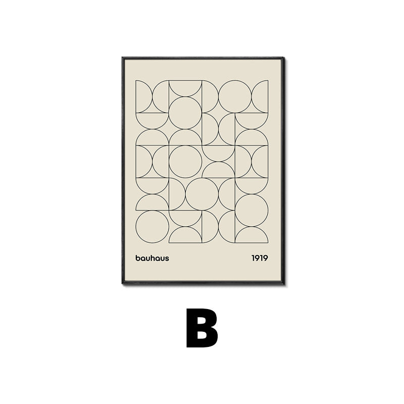 Bauhaus Geometric Wall Art Print