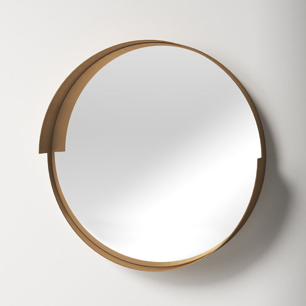 Modern Round Wall Mirror With Elegant Frame