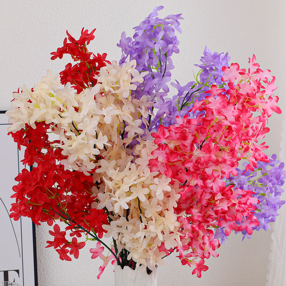 Artificial flower branch with delicate details