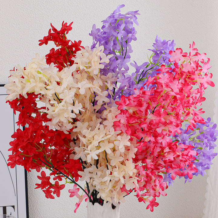 Artificial flower branch with delicate details
