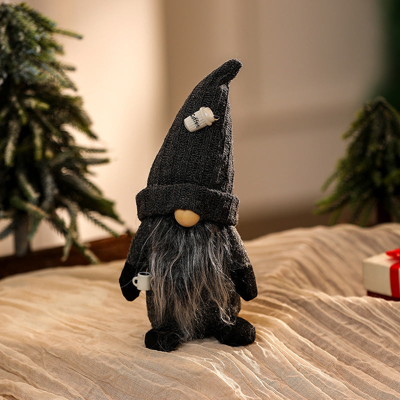 Decorative Christmas gnome figure