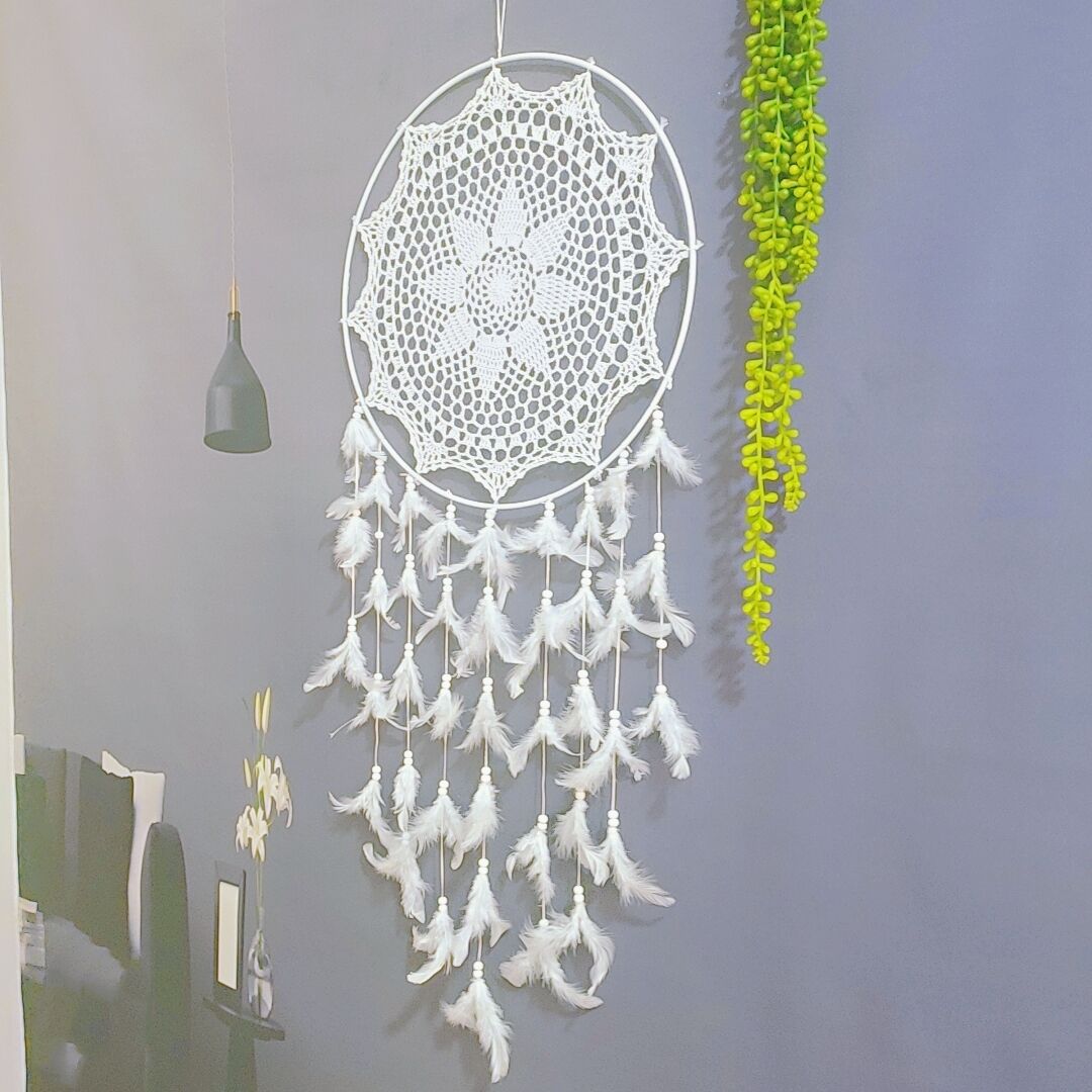 Feather Dreamcatcher Wall Hanging