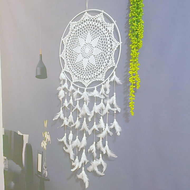 Feather Dreamcatcher Wall Hanging
