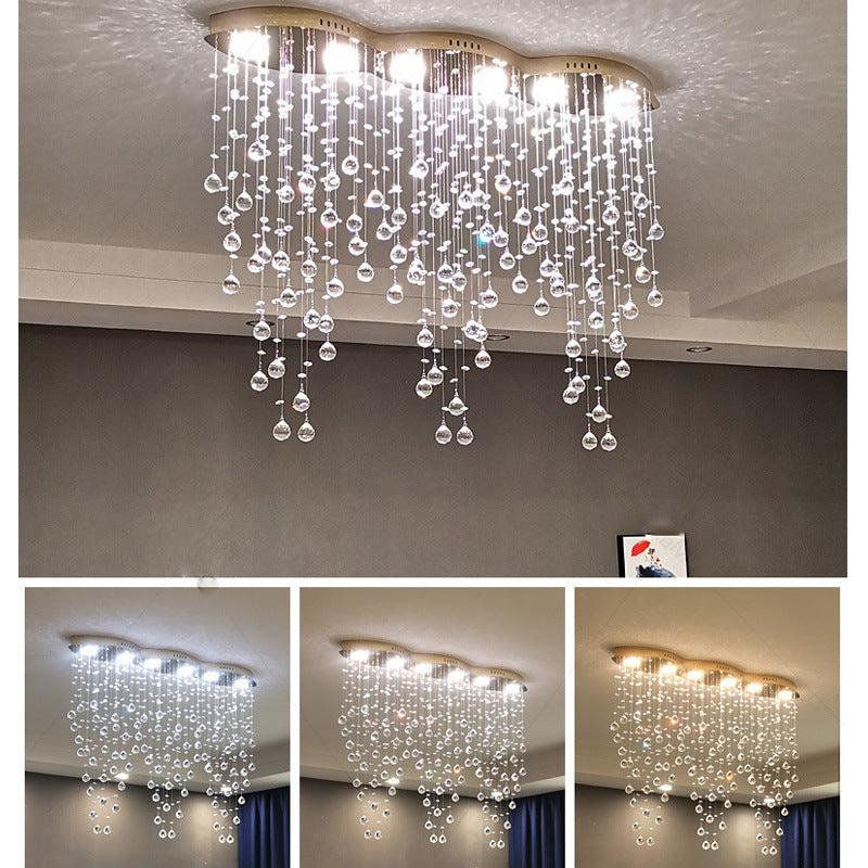 Crystal Drop Ceiling Light
