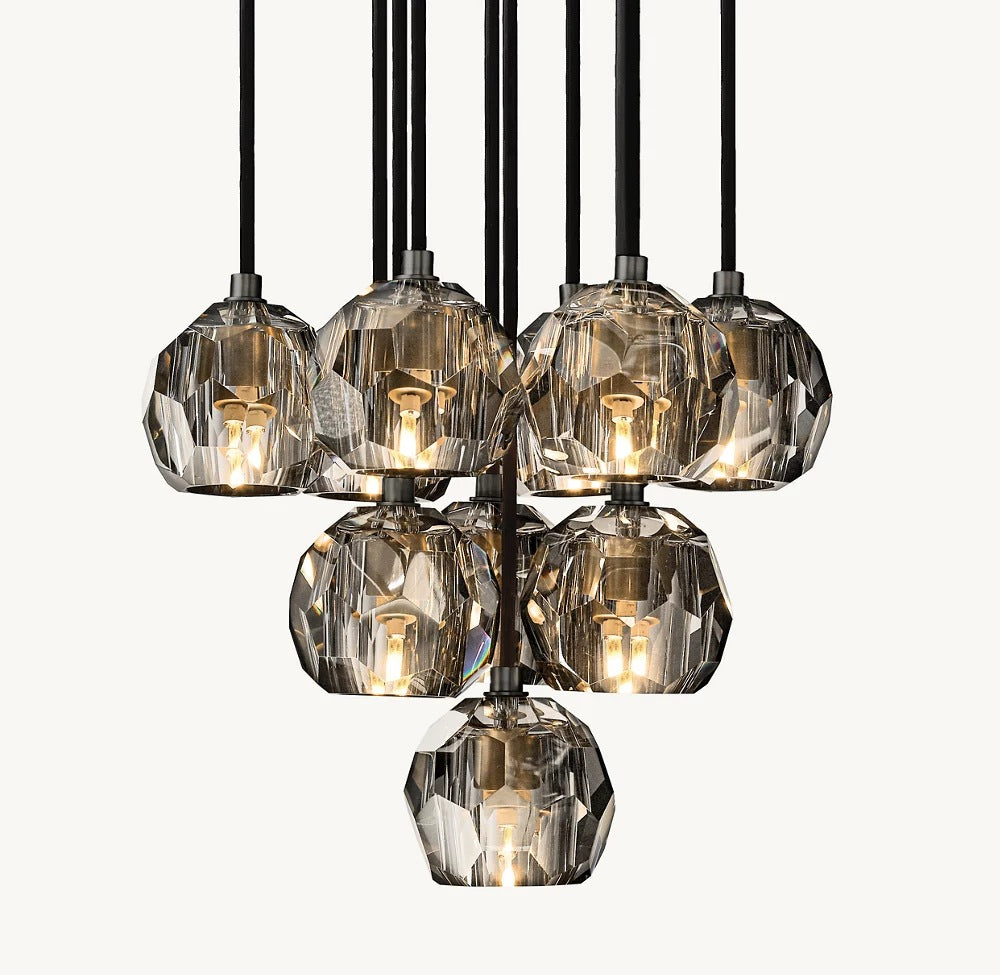 Crystal pendant lamp