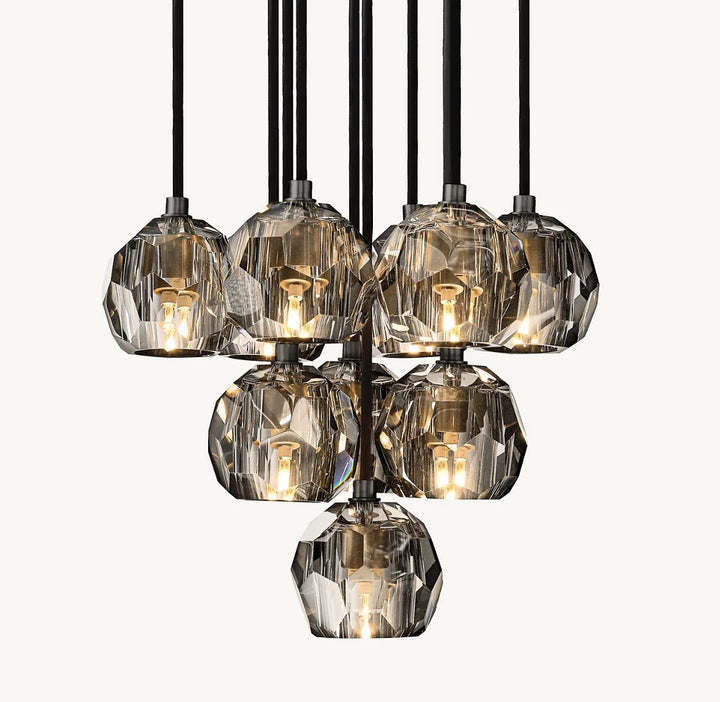 Crystal pendant lamp