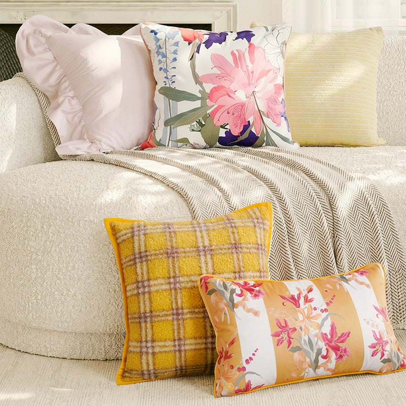 Decorative Butterfly Design Throw Pillow