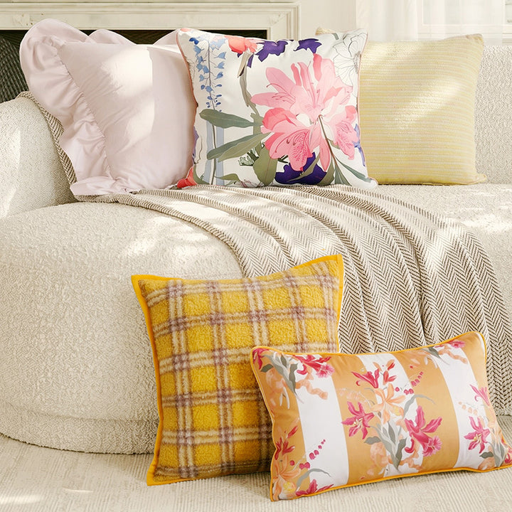 Decorative Butterfly Design Throw Pillow