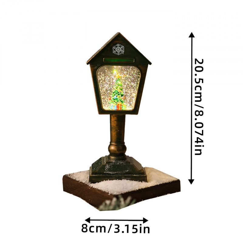 Illuminated Christmas lantern