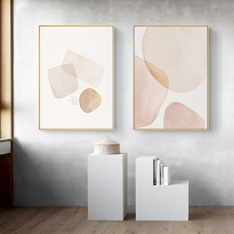 Framed Abstract Geometric Artwork