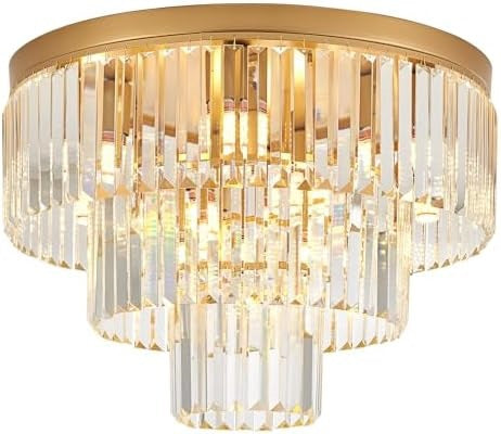 Modern Crystal Ceiling Light Flush Mount