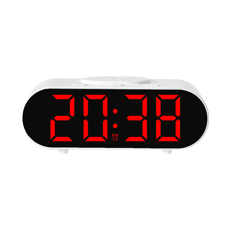 Digital alarm clock with large LED display