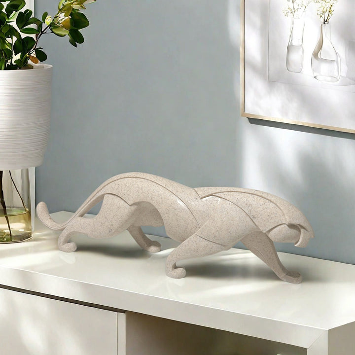 Artistic Panther Sculpture