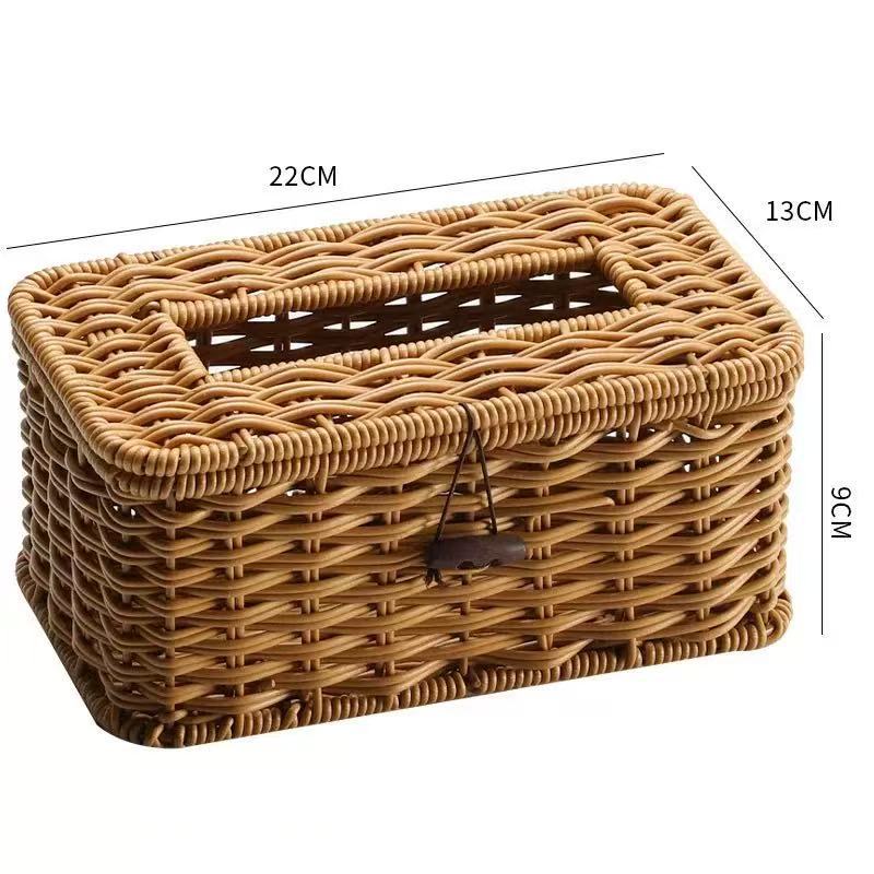 Handcrafted Wicker Storage Box