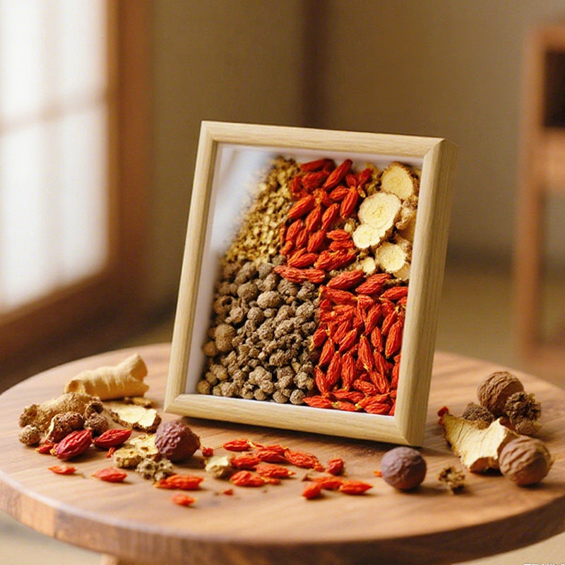 Artistic Herbal Spice Display Frame