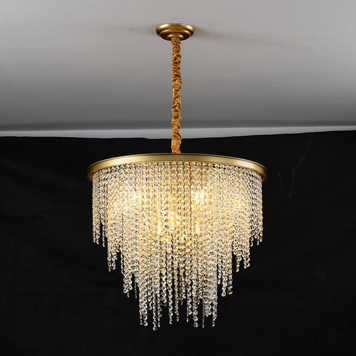 Crystal Drop Pendant Chandelier