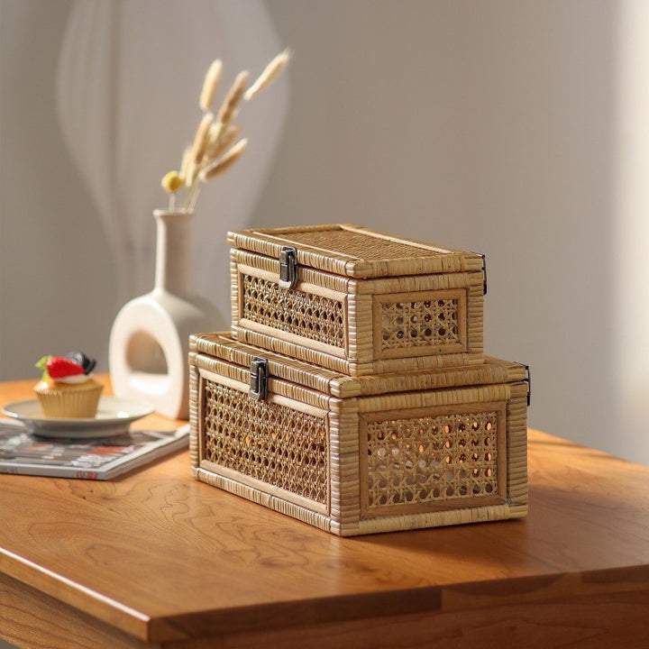 Handcrafted Decorative Woven Storage Box