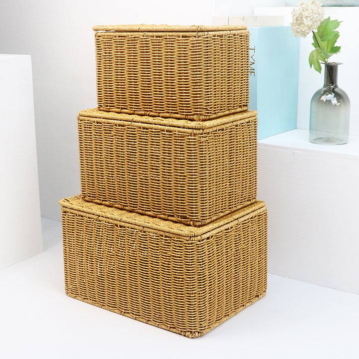 Handwoven storage basket